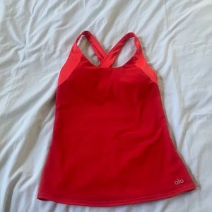 Alo work out , yoga padded tank